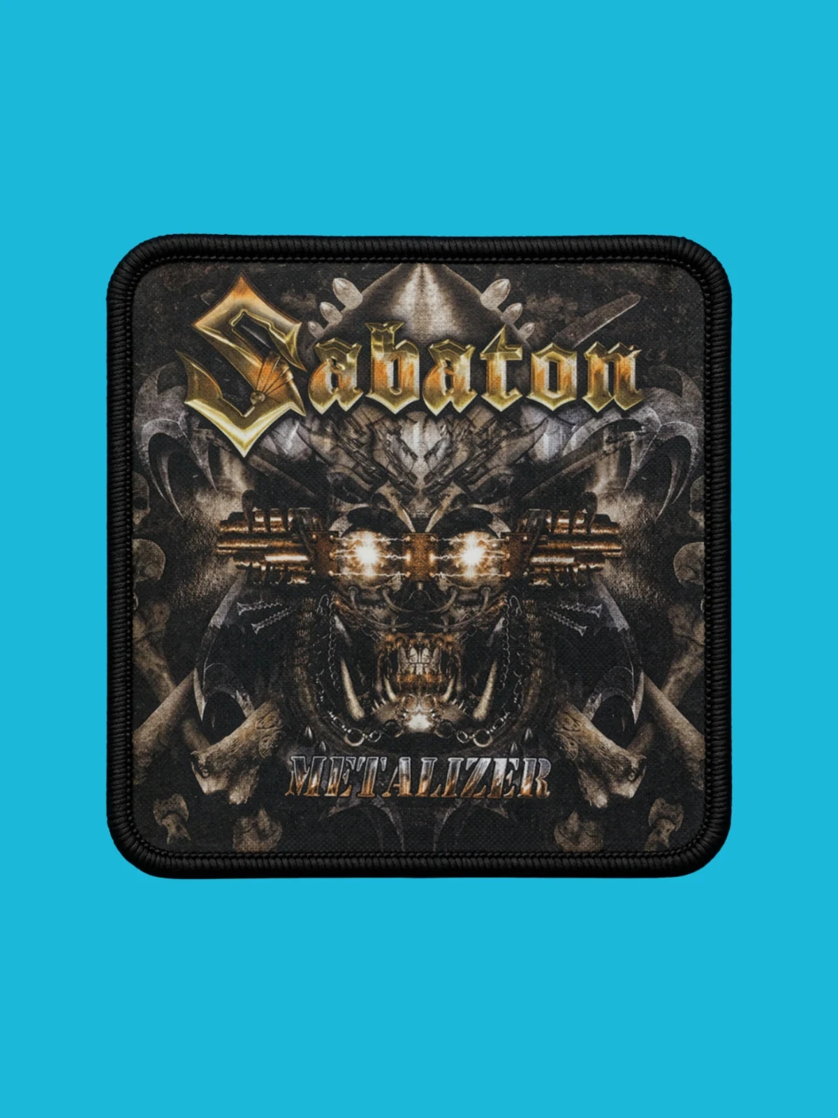 Patch Sabaton - Metalizer - Imprimé - Carré de 7,5 x 7,5 centimètres